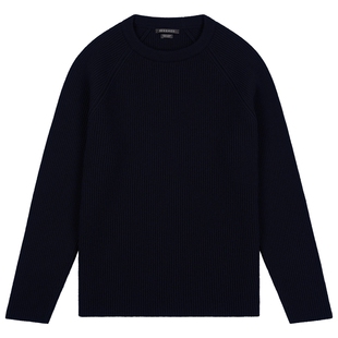 【秋冬系列】Begg x Co Magnus男士纯羊绒海军蓝马格努斯毛衣