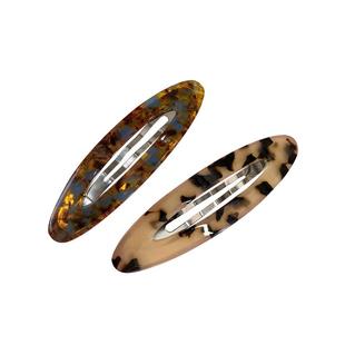 一对装醋酸发夹侧边夹高级感碎发BB夹子简约气质后脑勺发卡头饰女