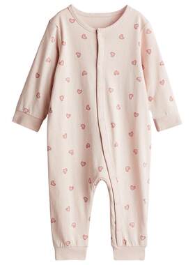 HM童装男婴女婴家居服夏季新年红色连体睡衣1200792