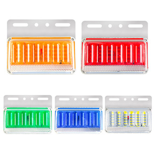 大货车led边灯汽车侧灯24v12伏腰灯强光防水超亮照地轮胎灯倒车灯