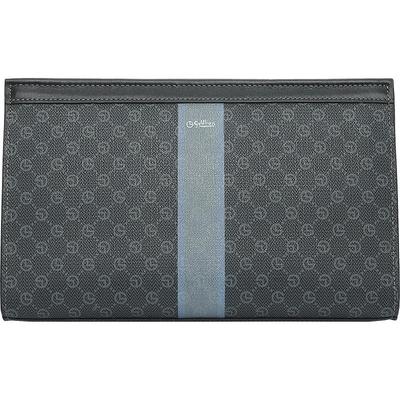 时尚风印花撞色pvc信封包