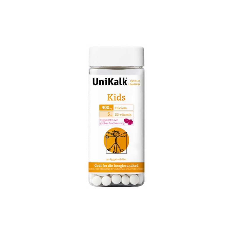 unikalk儿童钙片进口咀嚼片