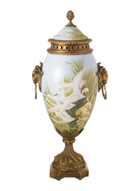 欧式风高档收纳陶瓷装饰盖储物罐