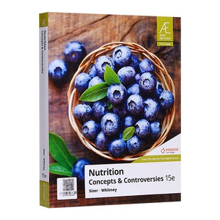 英文原版 AE Nutrition Concepts & Controversies 营养学 概念和争议 第15版 豆瓣阅读 英文版 进口英语原版书籍