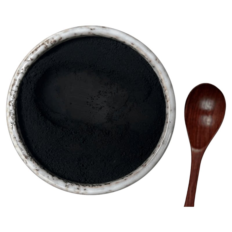 竹炭粉烘培食用植物炭黑黑色色素竹碳粉面包蛋糕冰淇淋黑色粉商用