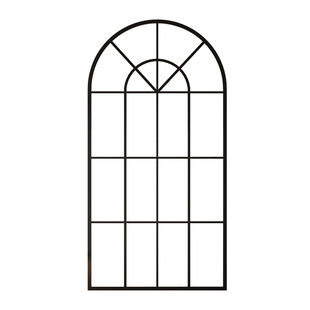 法式定制不锈钢美式长虹玻璃隔断客厅复古创意假窗户铁艺屏风