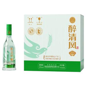 【泸州老窖旗下】醉清风清亲53度清香型白酒475ml