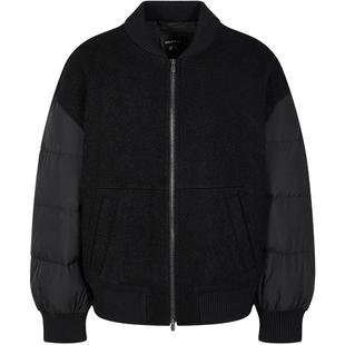 速写男装2024冬羽绒服男款Neil Barrett联名H型短款棒球领羽绒服