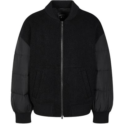 速写棒球领日常休闲短款羽绒服