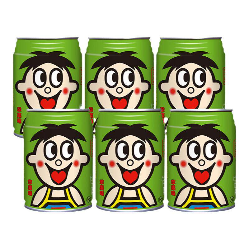 旺旺旺仔牛奶缶苹果罐装下午茶