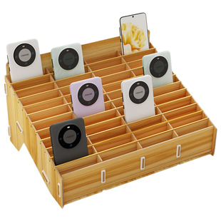 手机架多排多层多个放置架桌面多格管理收纳盒架子壳收纳盒放屏幕