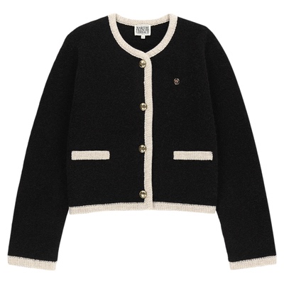 MARITHE女士毛绒针织开衫