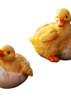 仿真萌小鸭摆件创意礼物