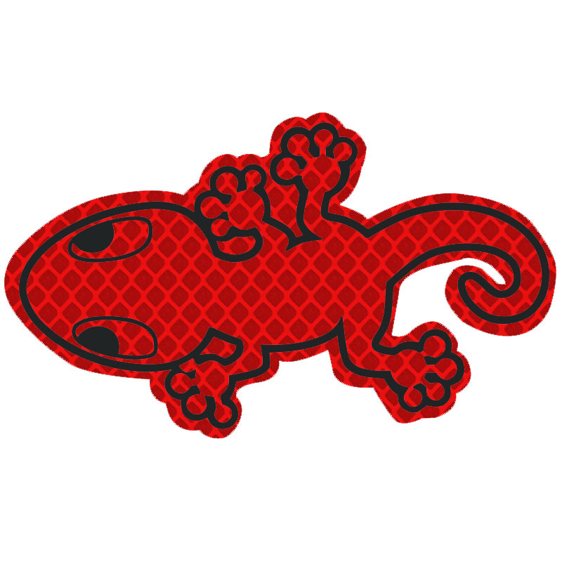 反光车身反光贴平安壁虎车尾贴纸