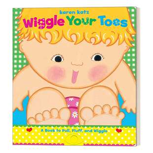 英文原版 Wiggle Your Toes 动动脚趾 卡伦卡茨 Karen Katz 纸板书 英文版 进口英语原版书籍