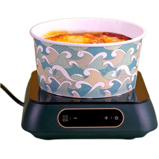 1500ml韩国便利店电磁炉泡面纸碗加热纸碗带盖网红煮面机碗食品级