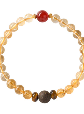 新中式合香珠黄塔金手串生日礼物