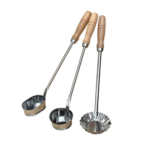 油端子油墩子萝卜丝饼虾饼勺子油炸小吃模具模子304不锈钢不沾勺