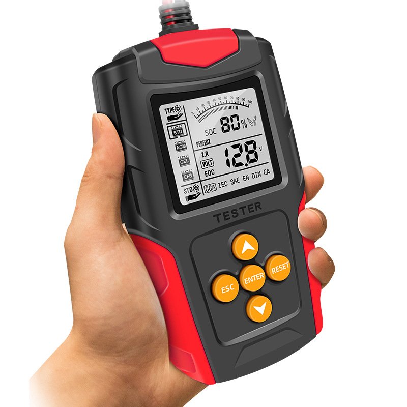 EFAST汽车蓄电池检测仪摩托车电瓶寿命测试仪内阻电瓶12v24v容量