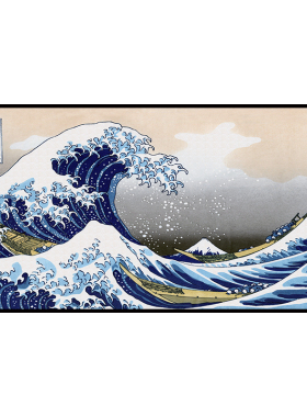 神奈川冲浪里日式风浮世绘装饰画