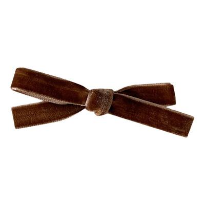 美拉德风秋冬蝴蝶结丝绒发夹发饰