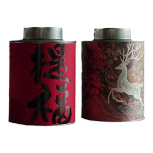 春节茶叶包装盒红茶岩茶散茶伴手礼单双罐带杯凤凰单枞肉桂空礼盒