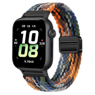 适用于荣耀手表5表带4新款磁吸扣编织腕带honor智能运动手表荣耀watch5尼龙替换带四五代男女款时尚表链配件