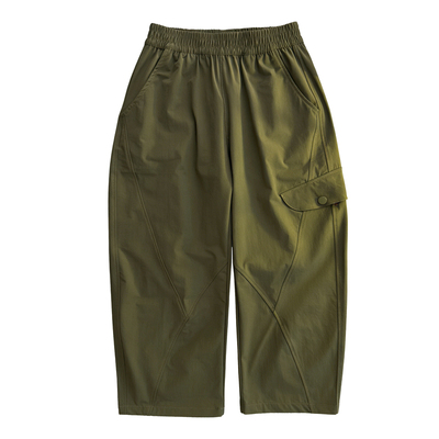 春夏新品宽松耐磨防水软壳弯刀裤