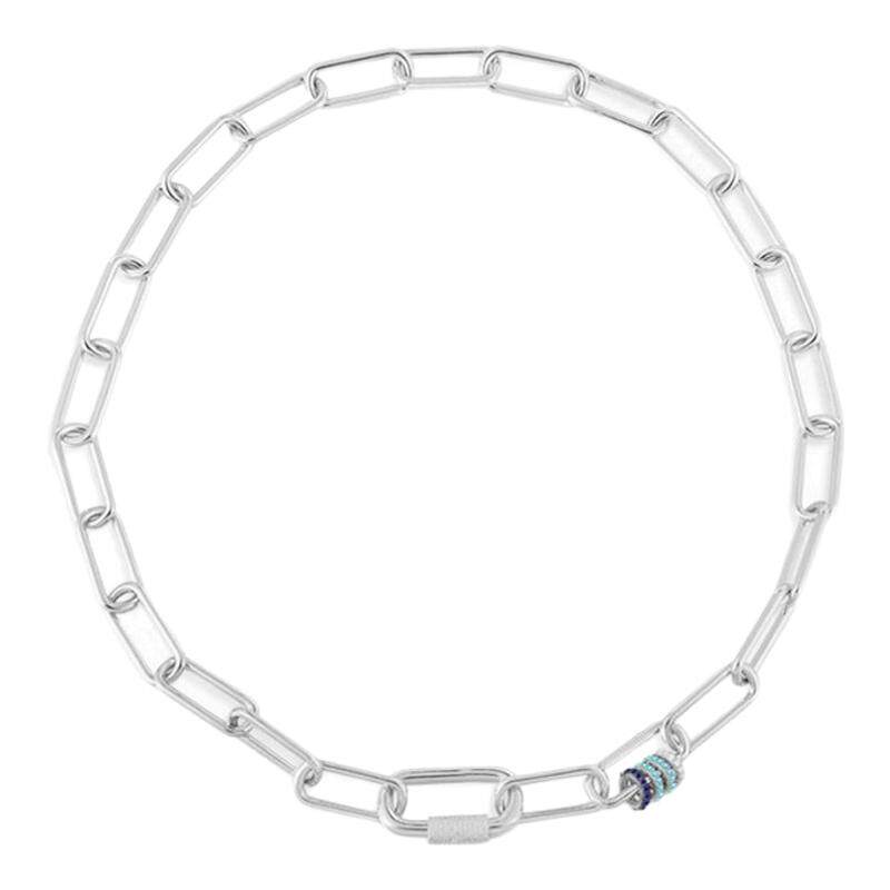 APM Monaco 爱之锁链情侣项链嘻哈项链锁骨链情侣礼物 AC5093M