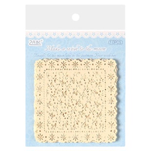 格蕾香榭素材纸镂空蕾丝花边花纹理剪纸拼贴打底唯美手帐DIY装饰