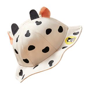 儿童宝宝帽子婴儿春夏季透气防晒帽遮阳男女童可爱渔夫婴幼儿网眼