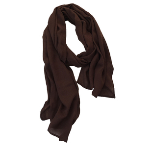 细窄长条短款围巾女情侣款薄棉麻百搭文艺纯色丝巾护颈小围脖丝巾