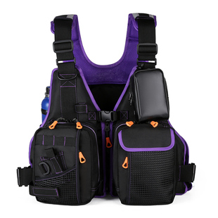 专业钓鱼救生衣成人多口袋大浮力防水牛津布路亚海钓矶钓背心马甲