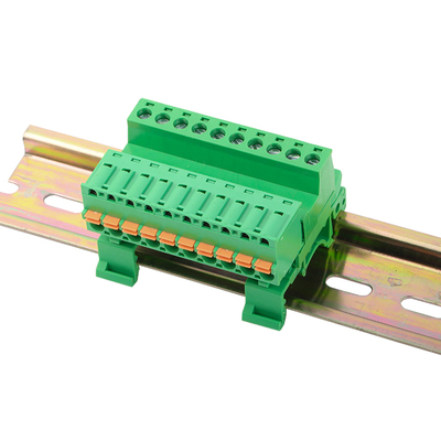 导轨插拔式接线端子弹簧插头对插