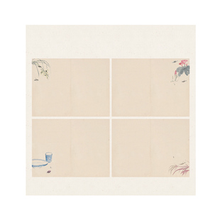 宛陵四尺斗方宣纸书法作品纸69*69CM蜡染微喷半生熟扇面团扇毛笔字小楷小草篆隶楷书国展投稿比赛书法专用纸