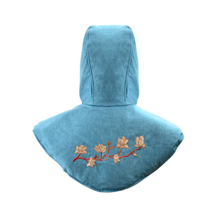 蕲艾艾灸帽电热头疗披肩帽老幼艾灸服头部舒缓通经络艾热灸理疗帽