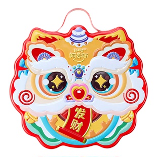 醒狮果汁贺年糖果年货礼盒过年必零食利是糖送礼走亲戚礼品新年备