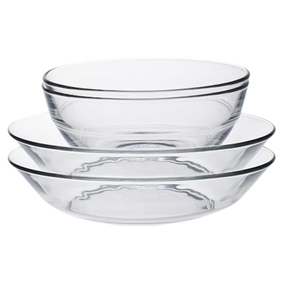 多莱斯双人4件套透明色餐具套装