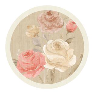 圆形地毯复古高级椅子地垫转椅卧室梳妆台书房沙发圆型摇椅垫子