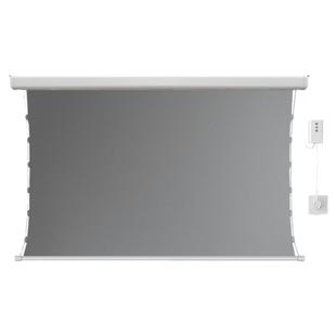 定制透声电动遥控投影仪幕布微孔白软金属60寸100寸120寸133寸150寸180寸200寸升降壁挂吊装打孔幕可定做110V