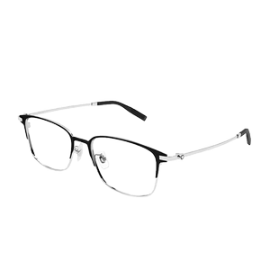 新年礼物 明星同款万宝龙Montblanc轻质钛眉框近视眼镜框MB0314OA