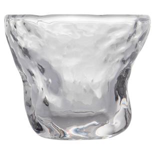 容山堂随形水晶玻璃茶杯主人杯加厚加大品茗杯单杯琉璃盏功夫茶具