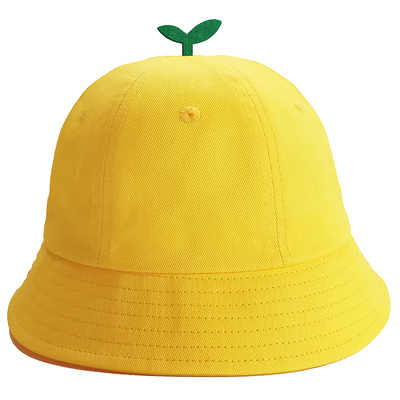 甜美可爱渔夫帽幼儿园安全小黄帽