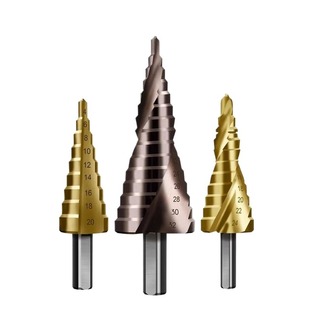蓝胜M35宝塔高硬度钻头打孔不锈钢金属专用含钴开扩孔器钢铁钻孔
