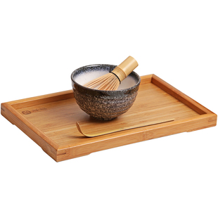 日本竹制茶筅套装 出口百本立八十抹茶工具 茶勺陶瓷茶碗刷子