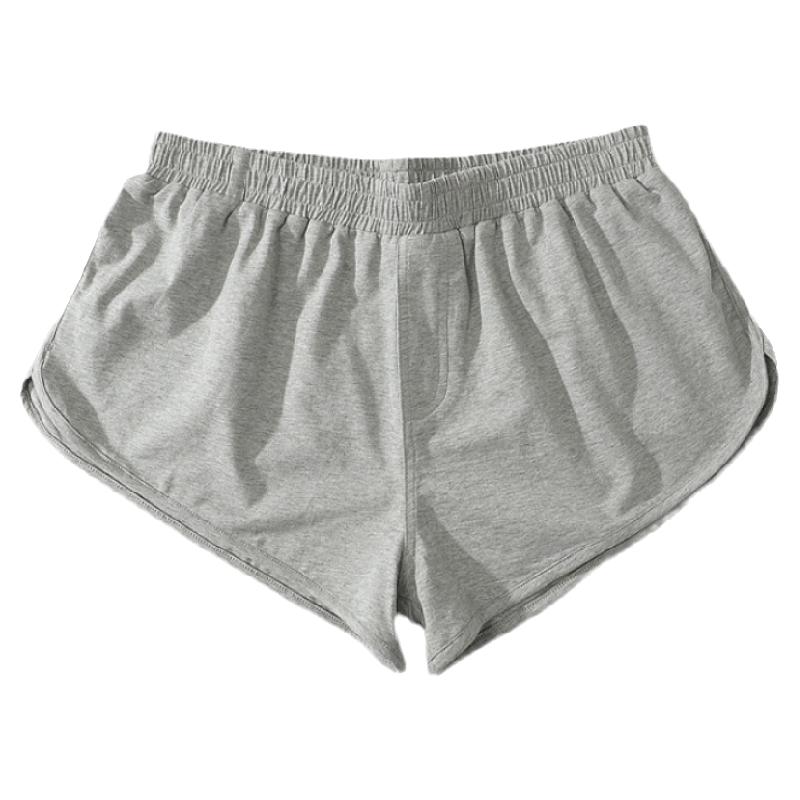 夏季薄款男士宽松棉质阿罗裤运动跑步健身深蹲超短二分三分裤短裤
