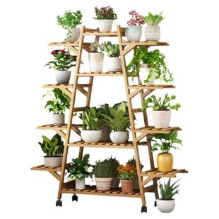 花架2025新款阳台置物架落地式客厅多层户外支架植物花盆墩子放置