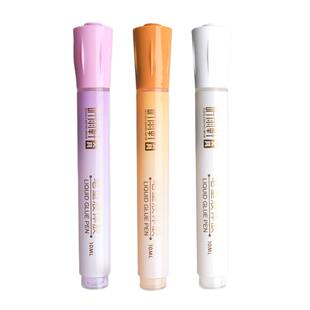 笔型点点胶少女心笔形液体胶点胶笔手帐专用大容量点点胶笔式速干无痕儿童手工胶水笔点胶笔粘手账贴纸胶水笔