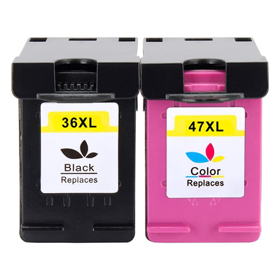 适用惠普36墨盒HP1285墨盒1288 1286 1289 2386 2388 2385 2389 deskjet打印机彩色连喷大容量可加墨36XL黑色