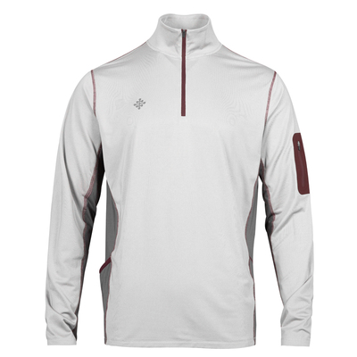 OD/ORANGEDRAGON25冬明线撞色半拉链高领加绒保暖户外运动长袖T恤